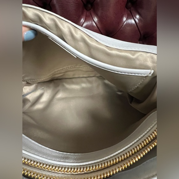Versace Purple Micro Vanitas Flap Shoulder Bag with Chain - Picture 10 of 16